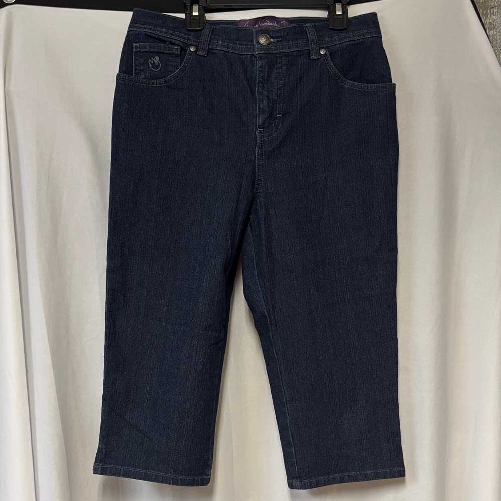 Gloria Vanderbilt Dark Blue Capris